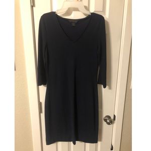 Express v neck dress (navy)